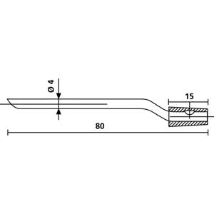 HellermannTyton NA4/5 PRONG-ML Reservedoorn Inhoud: 1 stuk(s)