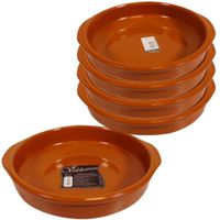 Set van 5x stuks tapas borden/ovenschalen Alicante met handvatten 26 en 20 cm