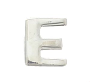TFT Hanger Zilver Letter E