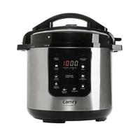 Camry CR 6409 multi cooker 6 l 1000 W Zwart, Roestvrijstaal