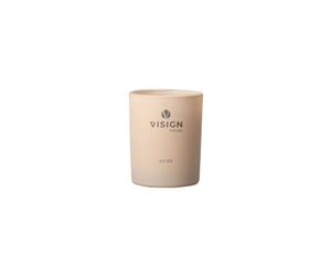 Visign Nature Geurkaars glas - "het is vijf voor twaalf"