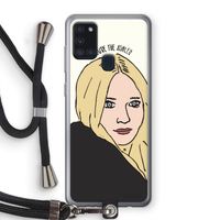 Ashley: Samsung Galaxy A21s Transparant Hoesje met koord