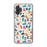 Kleurrijke katten: Samsung Galaxy A32 5G Transparant Hoesje