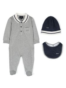 Fay Kids trousseau de naissance à logo brodé - Gris