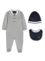Fay Kids trousseau de naissance à logo brodé - Gris