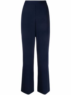 P.A.R.O.S.H. pantalon à coupe droite - Bleu