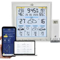 TFA Dostmann TFA.me ID-08 35.8105.02 WiFi-weerstation Verwachting voor 5 dagen Aantal sensoren max.: 50 stuk(s)
