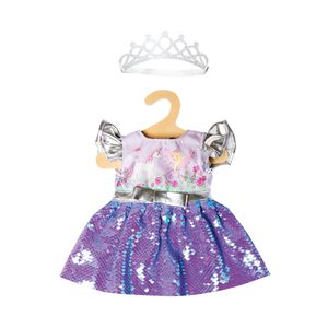 Heless Poppenjurk fee en eenhoorn met sequins en kroon, 28-35 cm