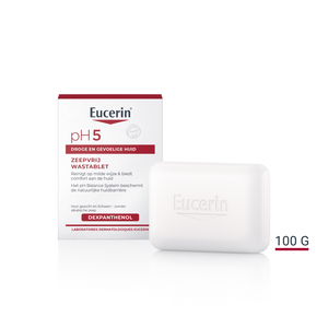 Eucerin pH5 Zeepvrije Wastablet Droge en Gevoelige Huid 100g