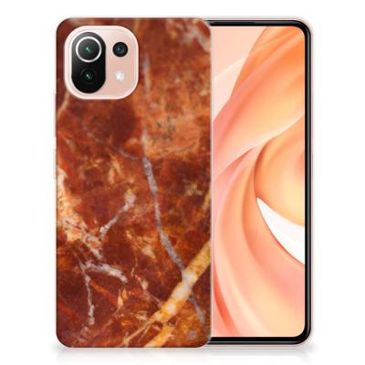 Xiaomi Mi 11 Lite | 11 Lite 5G NE | TPU | Siliconen hoesje | Marmer Bruin