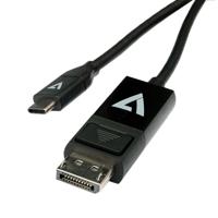 Adapter USB-C naar DisplayPort V7 V7UCDP-2M Zwart