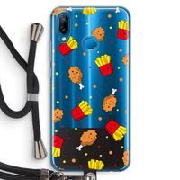 Chicken 'n Fries: Huawei P20 Lite Transparant Hoesje met koord