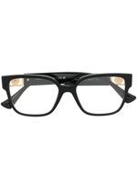 Versace Eyewear lunettes de vue carrées à breloque Medusa - Noir