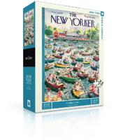 New York Puzzle Company Gridlock Lake - 1500 stukjes - thumbnail