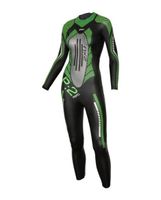 2XU P:2 Propel lange mouw wetsuit zwart/groen dames XS