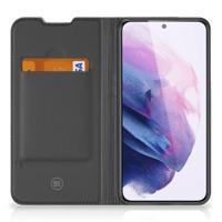 Samsung Galaxy S22 Plus | Standcase | Marmer Zwart - Origineel Cadeau Vader