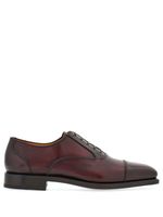 Ferragamo chaussures Oxford à bout carré - Rouge