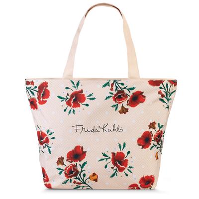 Frida Kahlo Strandtas Art Roses Apricot