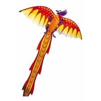 Kindervlieger draak gekleurd   - - thumbnail
