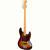 Fender American Professional II Jazz Bass 3-Tone Sunburst MN elektrische basgitaar met koffer