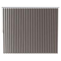 Leen Bakker - Fenstr Lamellen Stof Milaan Verduisterend - (30005) - Polyester - Taupe - 200x10x10 Cm