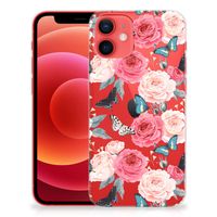 iPhone 12 Mini TPU Case Butterfly Roses - thumbnail