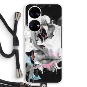 Camouflage de sommeil: Huawei P50 Transparant Hoesje met koord
