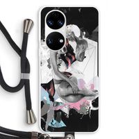 Camouflage de sommeil: Huawei P50 Transparant Hoesje met koord