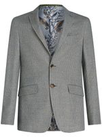 ETRO blazer à carreaux - Bleu - thumbnail