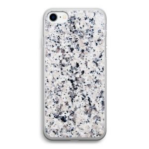 Gespikkelde marmer: iPhone SE 2020 Transparant Hoesje