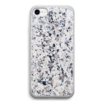 Gespikkelde marmer: iPhone SE 2020 Transparant Hoesje