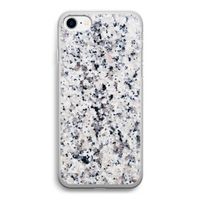 Gespikkelde marmer: iPhone SE 2020 Transparant Hoesje