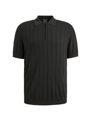 Cast Iron Regular Fit Soso Stretch Cpss2602855 Poloshirts 9159 Black Sand