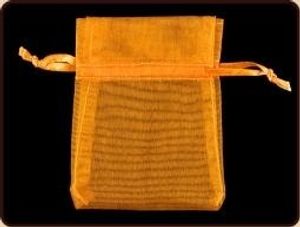 Ruben Robijn Organza buidel oranje (1 st)