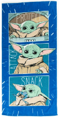 Star Wars strandlaken blauw 70 x 140 cm
