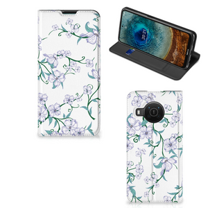 Nokia X20 | X10 Uniek Smart Cover Blossom White