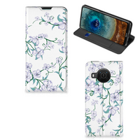 Nokia X20 | X10 Uniek Smart Cover Blossom White - thumbnail