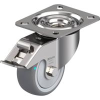 Blickle LEX-TPA 80KFD-FI Zwenkwiel met rem Wieldiameter: 80 mm Draagvermogen (max.): 100 kg 1 stuk(s)