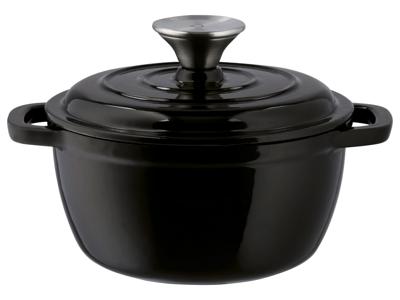 SILVERCREST Gietijzeren pan 16 cm 1,3 L (Zwart)