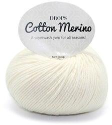 Drops Cotton Merino Uni Colour 1 Naturel