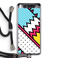 Pop Art #2: Samsung Galaxy A80 Transparant Hoesje met koord
