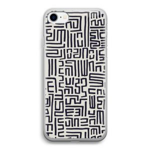 Moroccan Print: iPhone SE 2020 Transparant Hoesje