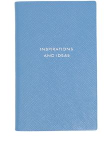 Smythson carnet Inspirations And Ideas Panama - Bleu
