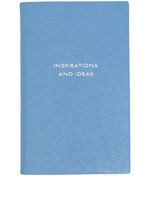 Smythson carnet Inspirations And Ideas Panama - Bleu
