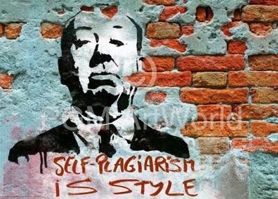 Kunstdruk Edition Street - Self-Plagiarism is style 70x50cm