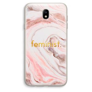 Feminist: Samsung Galaxy J7 (2017) Transparant Hoesje