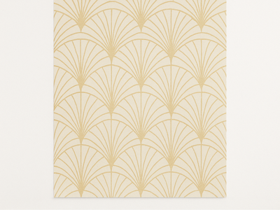 Fan art deco uit de jaren 20 vintage behang
