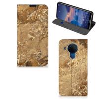 Nokia 5.4 | Standcase | Marmer Creme