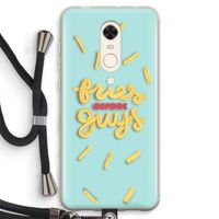 Always fries: Xiaomi Redmi 5 Transparant Hoesje met koord
