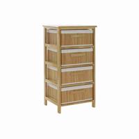 Ladenkast DKD Home Decor Natuurlijk Bamboe Paulownia hout 42 x 32 x 81 cm